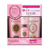 花王Essential保濕滋潤 洗護套裝 洗髮水護髮素泵裝960ml+迷你裝90ml