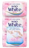 花王KAO White芬芳玫瑰香皂 粉色130g 3塊裝
