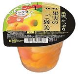 布爾本BOURBON果實的讚美果肉果凍布丁（混合口味）220g