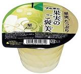 布爾本BOURBON果實的讚美果肉果凍布丁（梨味）220g