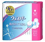 Whisper清爽量多日用有翼衛生巾24cm（18片）