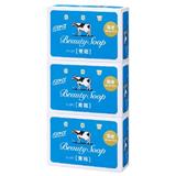 COW BRAND牛乳石鹸 藍盒清爽茉莉花香沐浴香皂 135g×3個裝