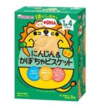 和光堂嬰兒DHA胡蘿蔔和南瓜餅乾（11.5g×3袋）