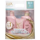 日本LUX力士阳光奢华粉钻闪亮洗髪＆護髪素（400克*2+100克）