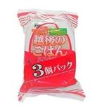 越後盒裝白米飯3包装 600g（200gX3）