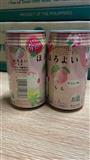 日本三得利 氣泡果汁微醺酒白桃味 酒精度3% 350ml